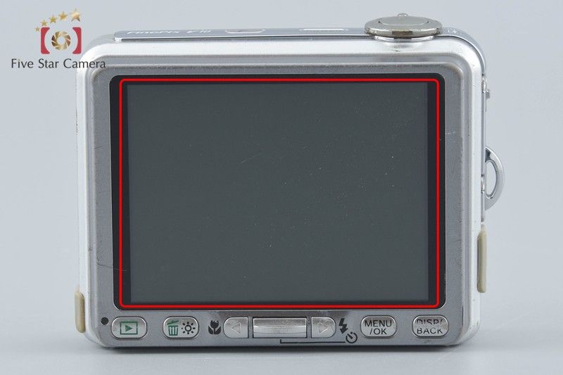 中古】FUJIFILM 富士フイルム FinePix V10 ガンメタリック コンパクト