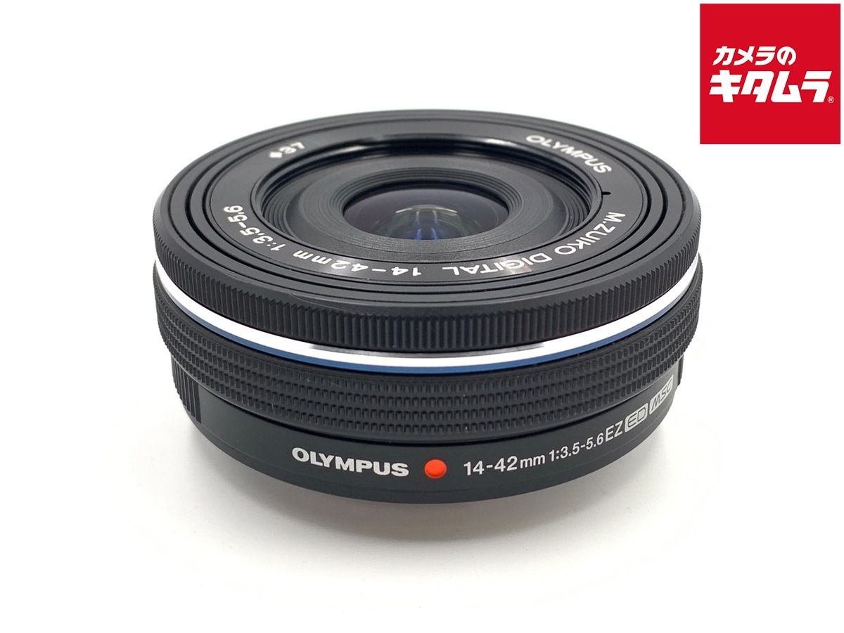 【中古】 【並品】 オリンパス M.ZUIKO DIGITAL ED 14-42mm F3.5-5.6 EZ ブラック