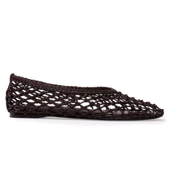 ブラックスエードスタジオ レディース シューズ パンプス BLACK SUEDE STUDIO Sonia Flat Black Coffee Leather ブラック