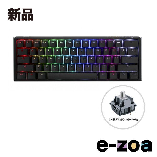 Ducky ダッキー One 3 Classic Black/White Mini RGB Cherry Silver ONE3CSBWMINISV (2548082) 15,106円
