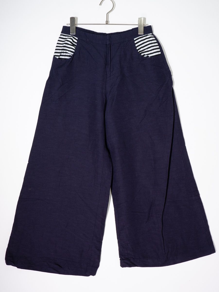 BORDERS at BALCONYボーダーズ アット バルコニー リネンワイドパンツ