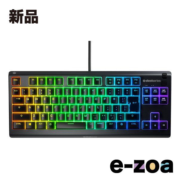 steelseries スティールシリーズ ゲーミングキーボード Apex 3 TKL JP 有線 /USB 64835J (2530460)