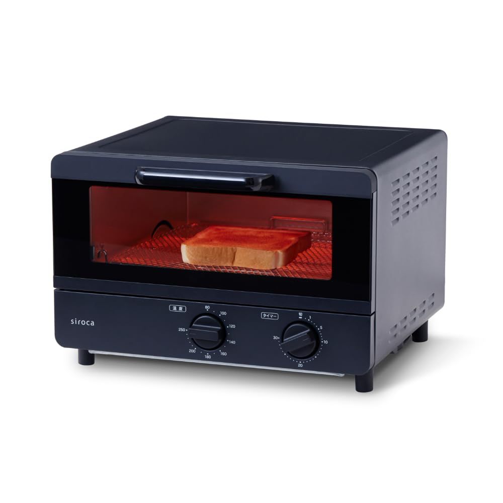 シロカ トースター ST-211 [最大4枚焼き タイマー最大30分 80?250℃ 扉取り外し可能 お手入れ簡単 トースト 4枚焼き コンパクト]★ 1a47384e