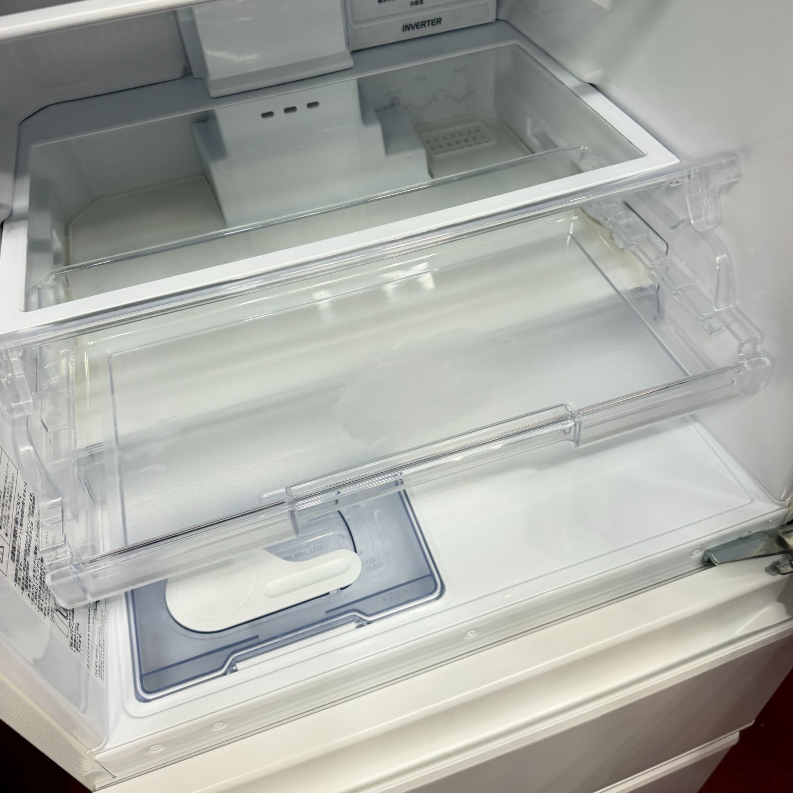 東京23区送料無料 超美品2024年製三菱3ドア冷蔵庫 製氷機有 分解洗浄