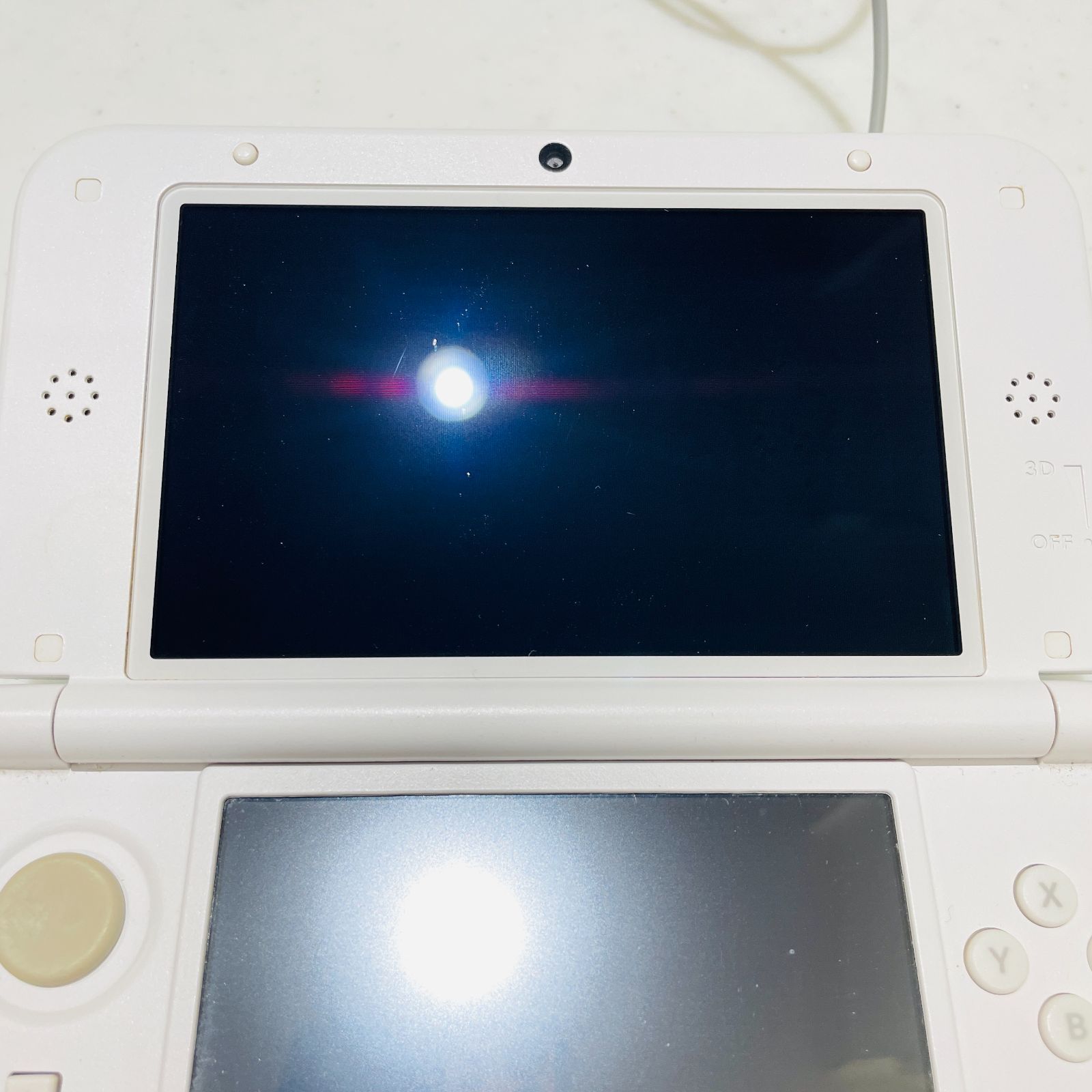 箱付 美品 ニンテンドー3DS LL ミント×ホワイト SJF145692313 液晶美品