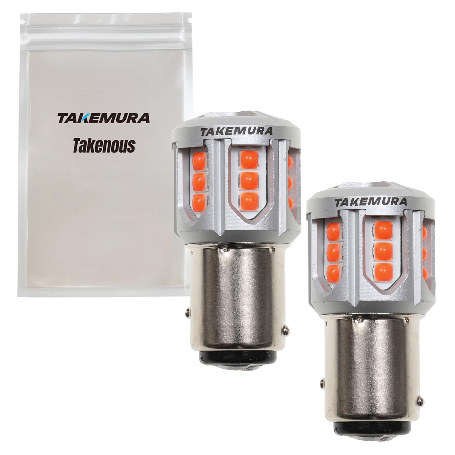 N◇Takenous 竹村商会 S25 LED ダブル クルクルテール レッド 12v 24v