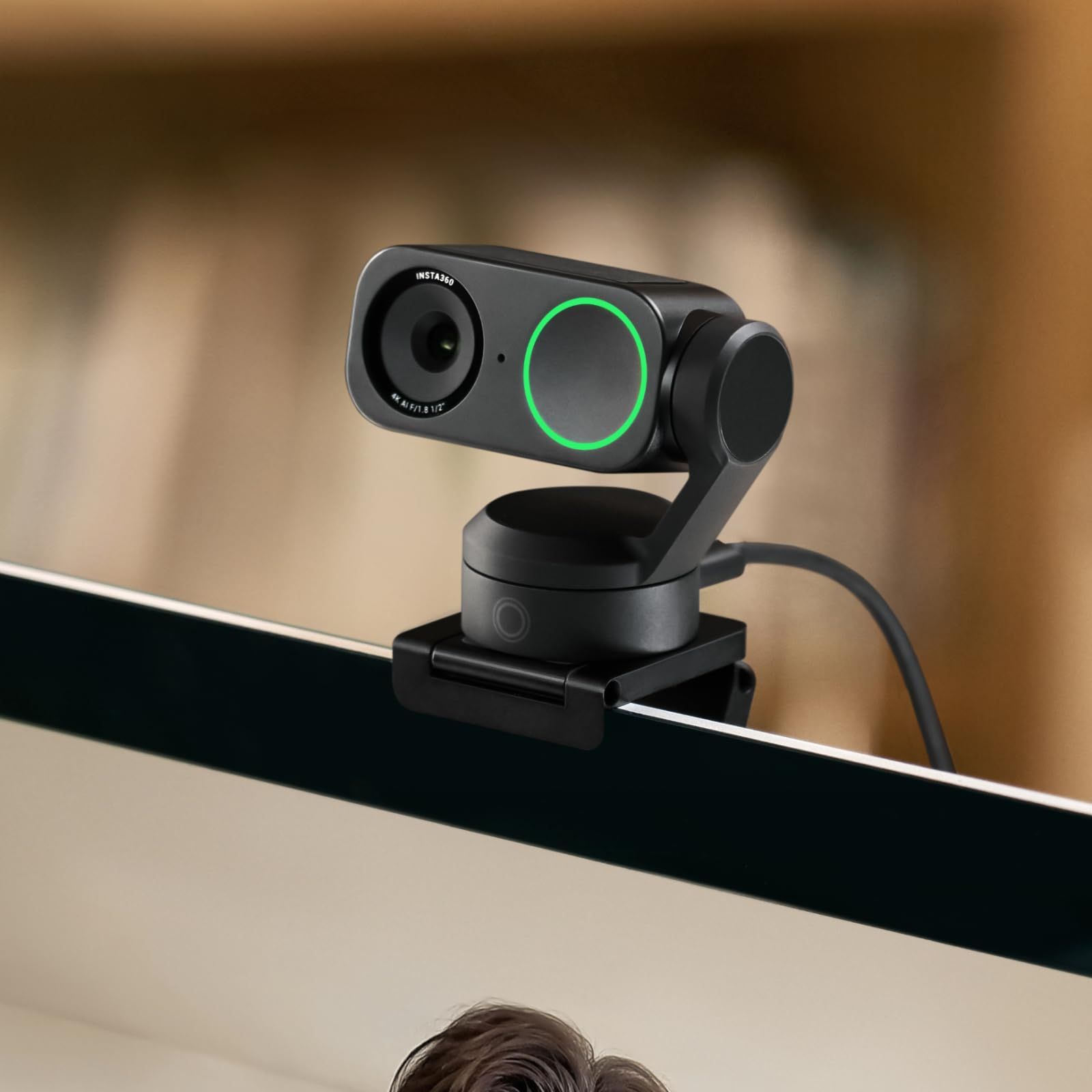 Insta360 Link 2 Webカメラ 4K ウェブカメラ PTZ 1/2インチセンサー AI