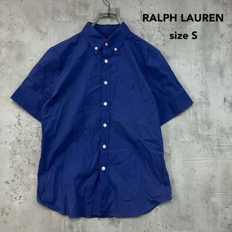 LAUREN ラルフローレン RALPH 半袖シャツ Lauren Ralph ブルー POLO 
