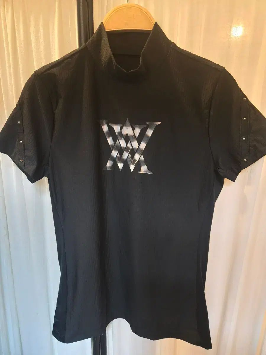 ANEW ゴルフ レディース 半袖 Tシャツ ブラック S