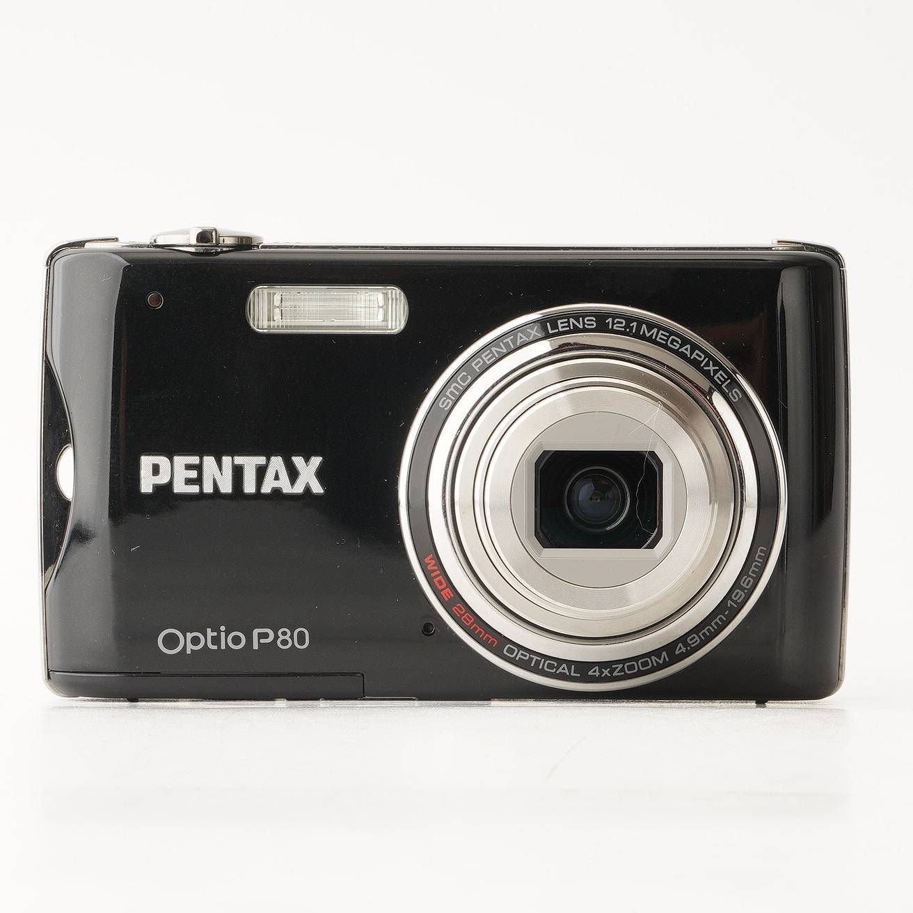 ペンタックス Pentax Optio P80 ブラック 4x 光学ズーム - メルカリ