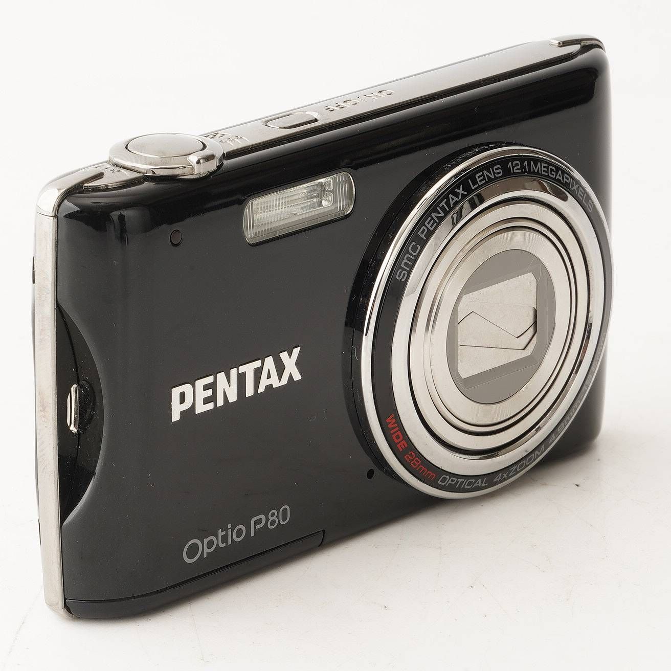 ペンタックス Pentax Optio P80 ブラック 4x 光学ズーム - メルカリ