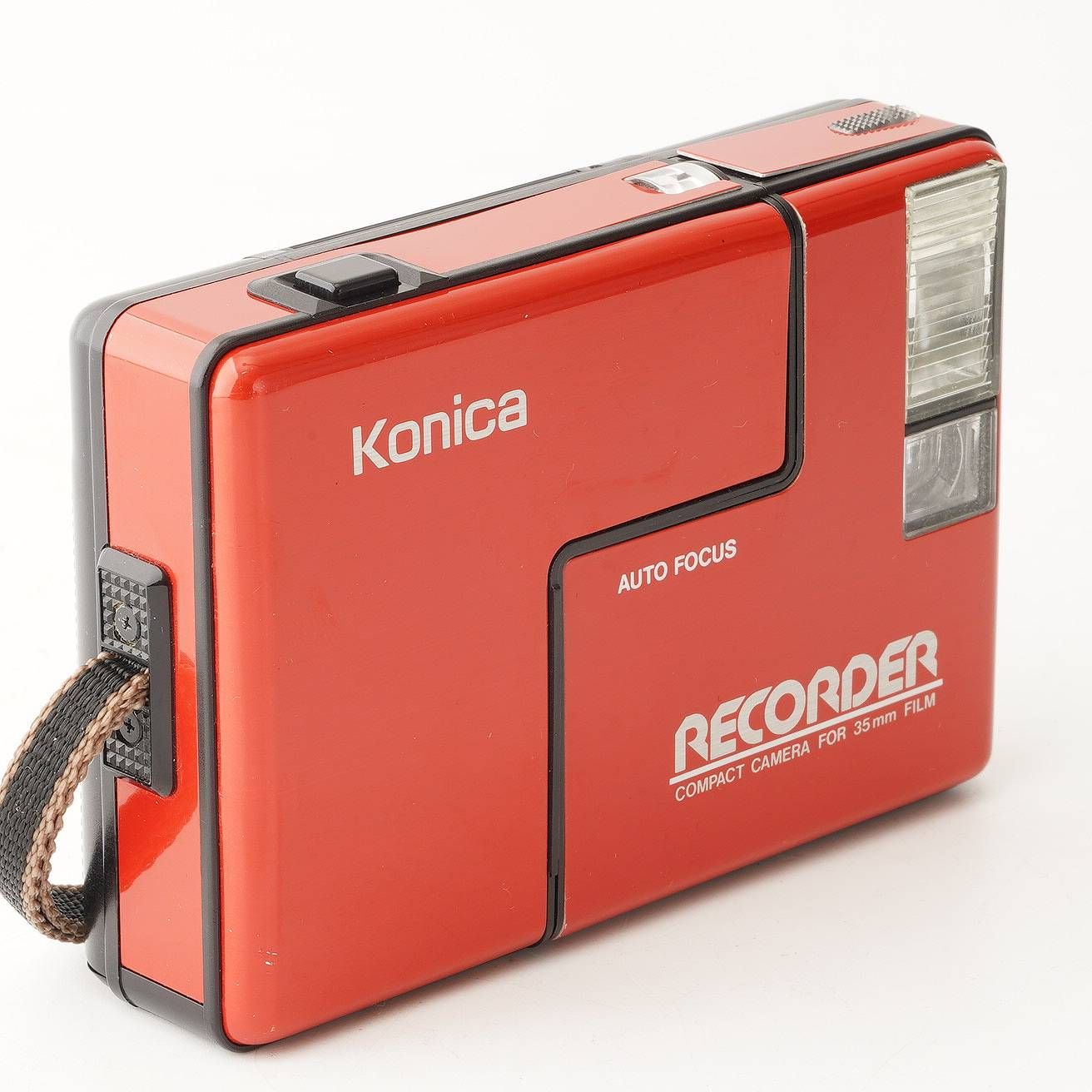 コニカ Konica Auto Focus レコーダー Recorder レッド Hexanon 24mm