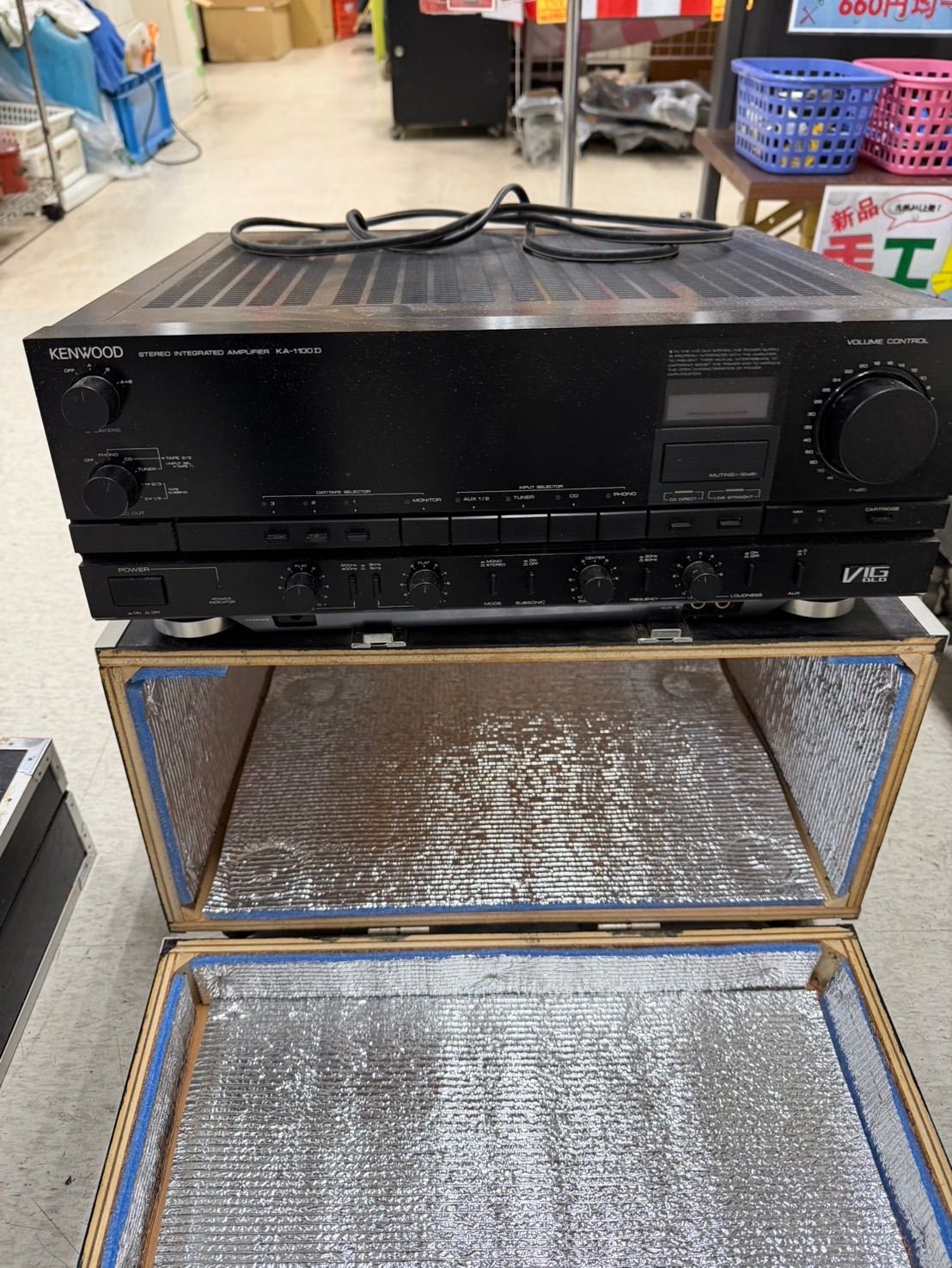 KENWOOD KA-1100D ステレオインテグレーテッドアンプ - メルカリ