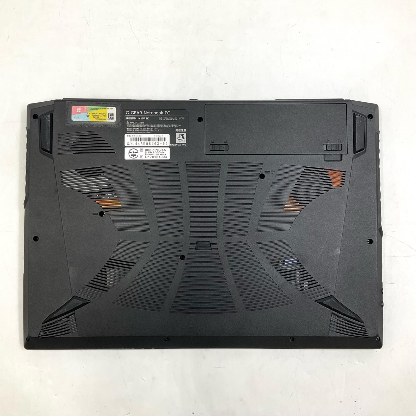 Tsukumo G-GEAR N1573K700T RTX2060 SSD 美品 - メルカリ