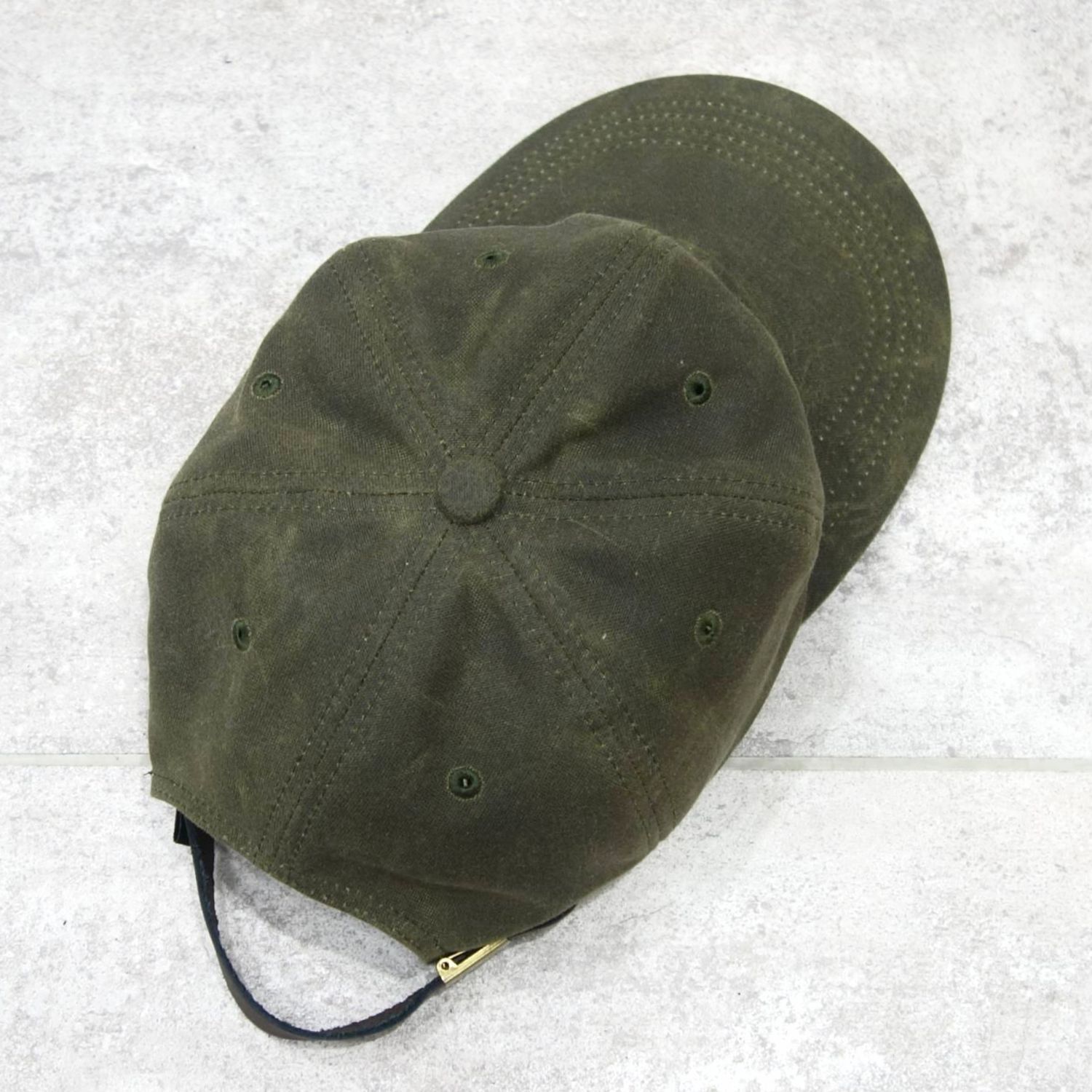 極美品 フィルソン FILSON 帽子 オイルティン ロガー キャップ OIL