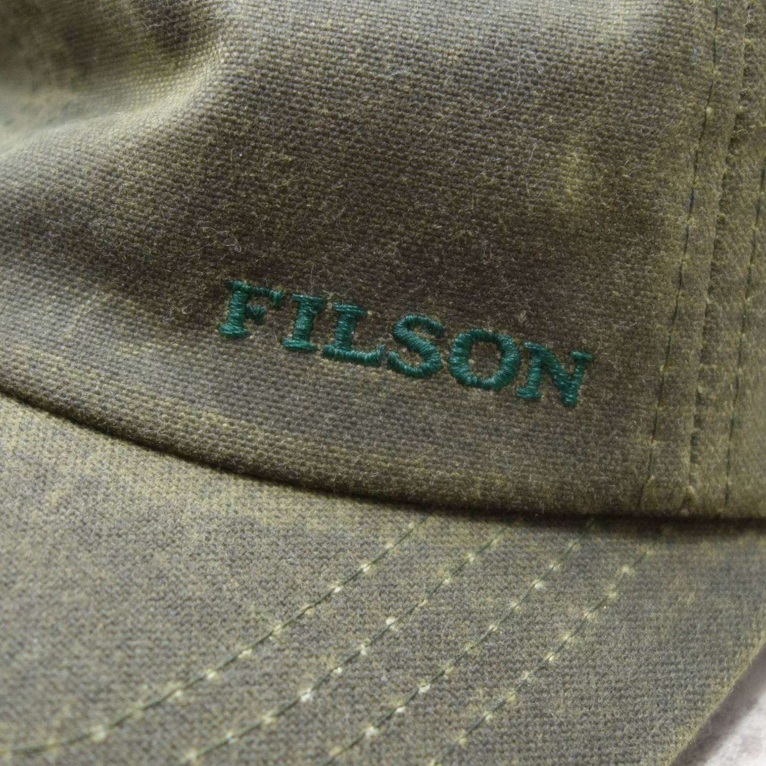 極美品 フィルソン FILSON 帽子 オイルティン ロガー キャップ OIL