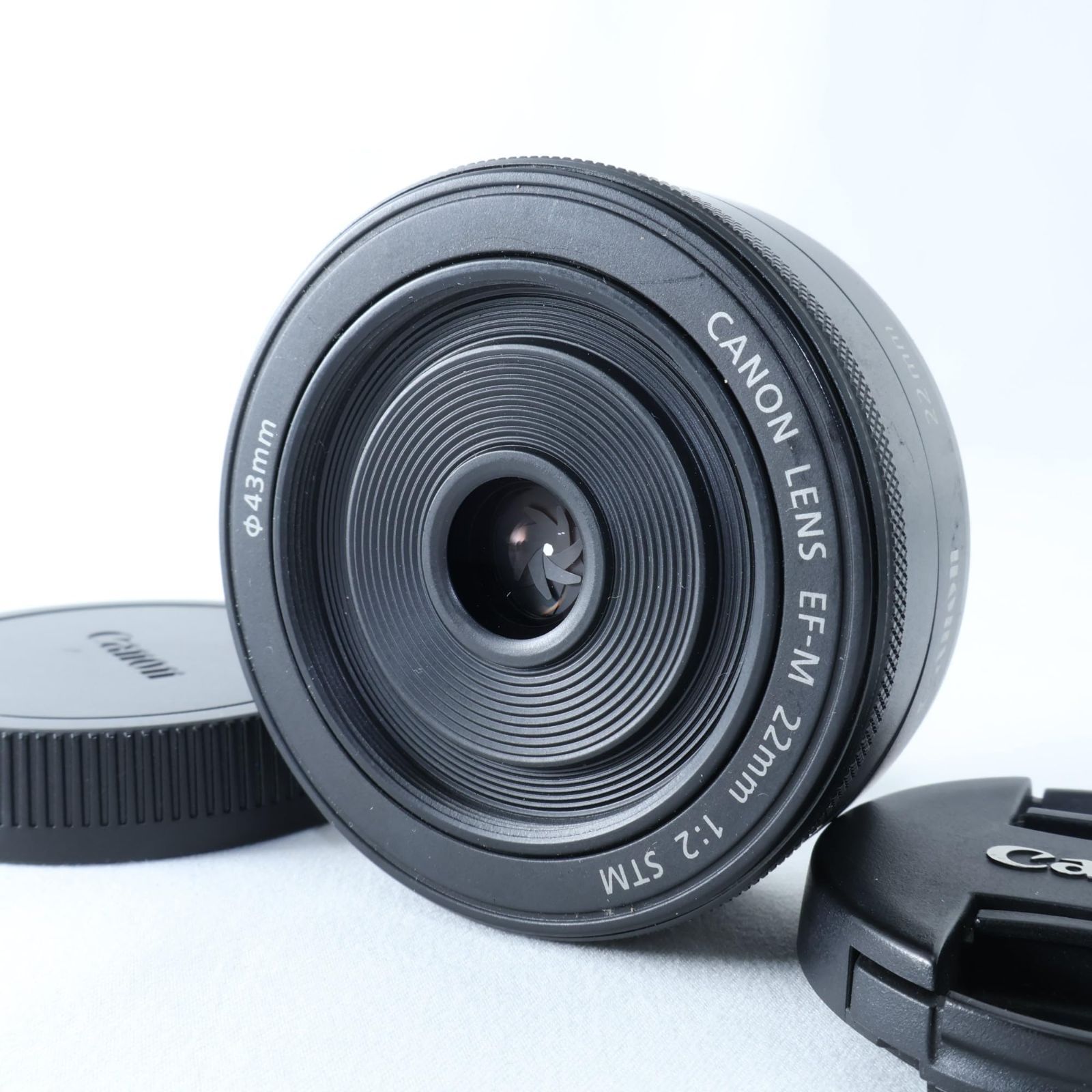 良品】Canon 単焦点広角レンズ EF-M22mm F2 STM ミラーレス一眼対応