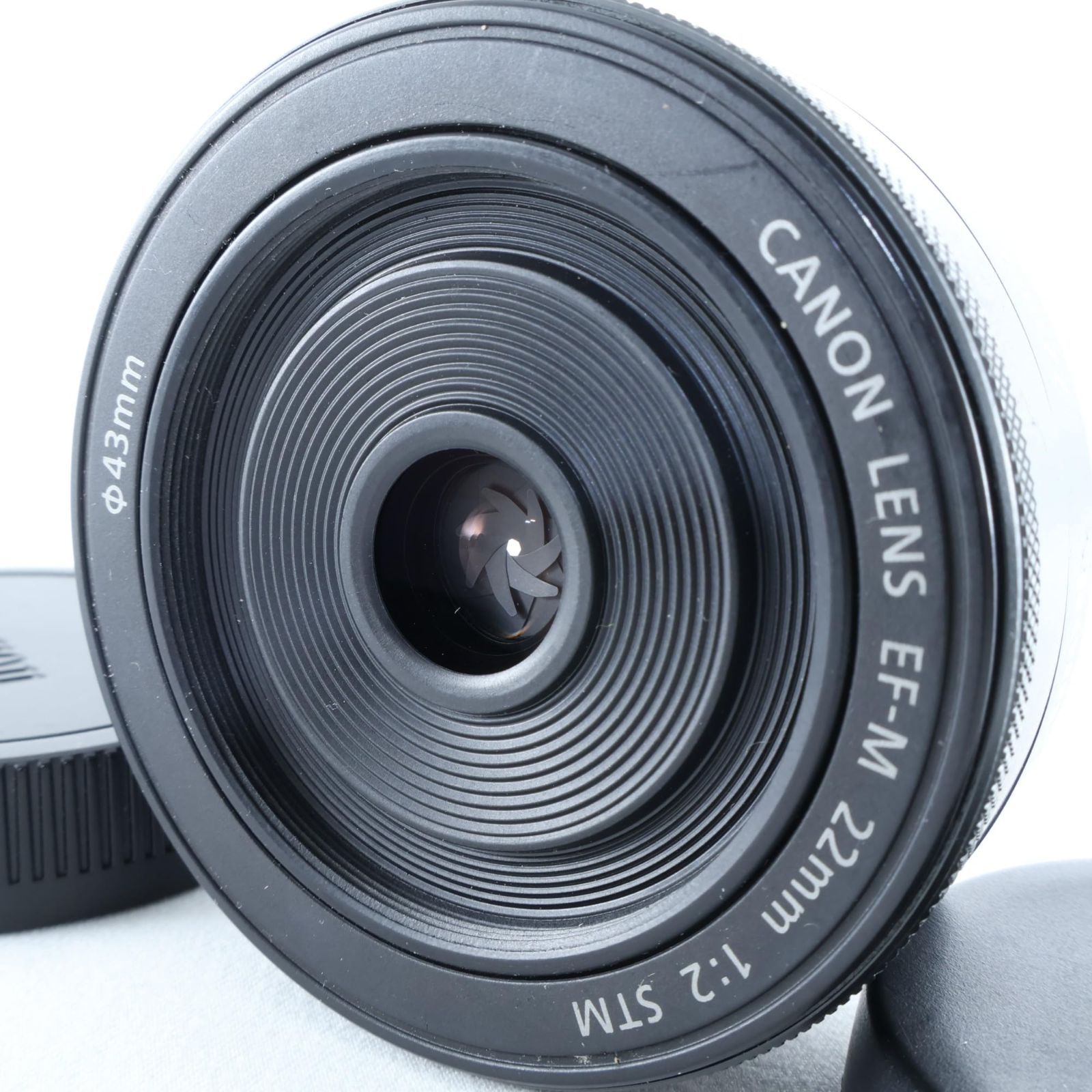 良品】Canon 単焦点広角レンズ EF-M22mm F2 STM ミラーレス一眼対応