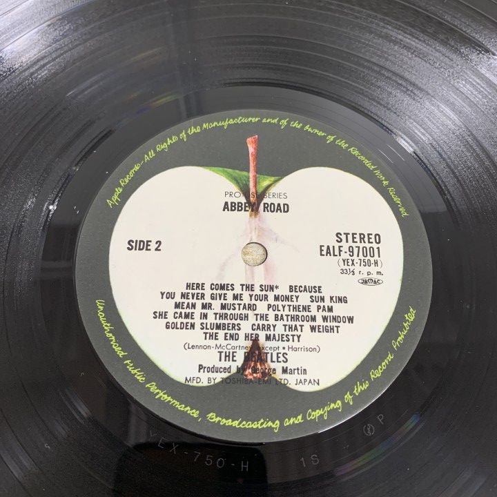 △01)【1点限り!】【帯付き】The Beatles/Abbey Road/ビートルズ/LP