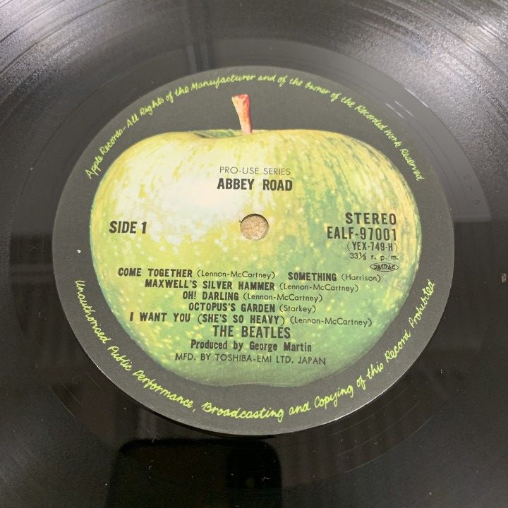 △01)【1点限り!】【帯付き】The Beatles/Abbey Road/ビートルズ/LP
