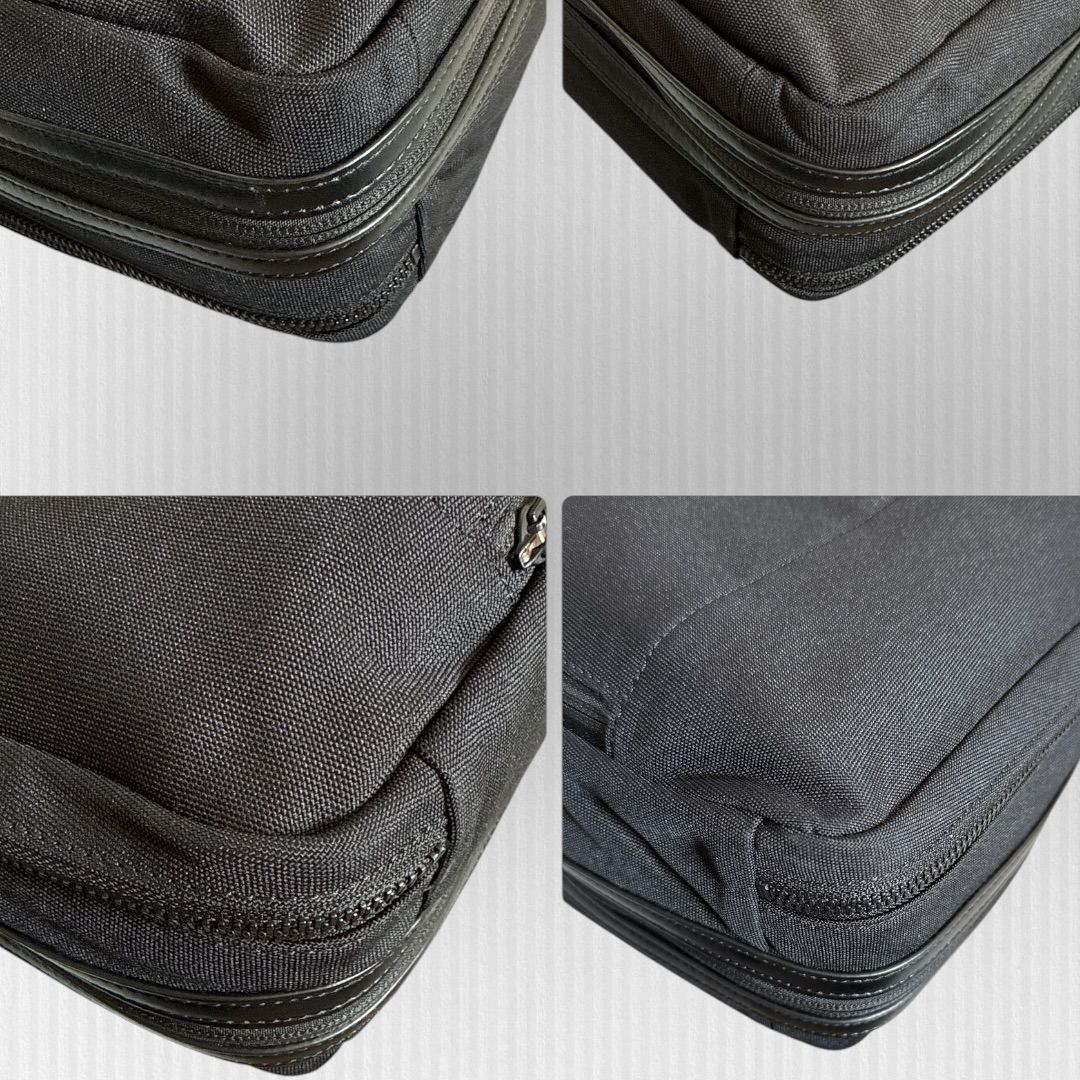 美品】ポールスミス 2way ビジネスバッグ 黒 2層式 レザーコンビ