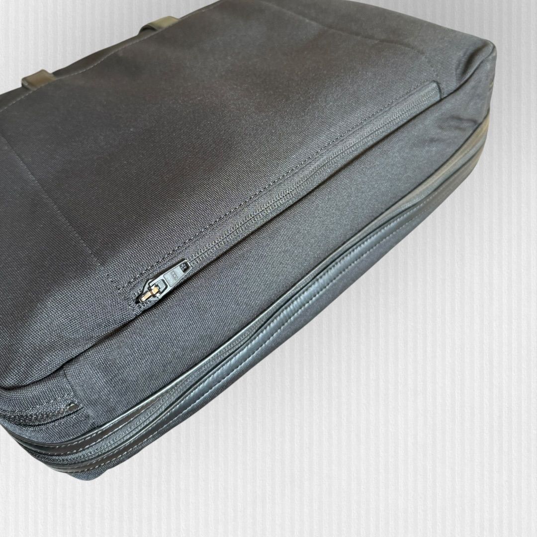 美品】ポールスミス 2way ビジネスバッグ 黒 2層式 レザーコンビ