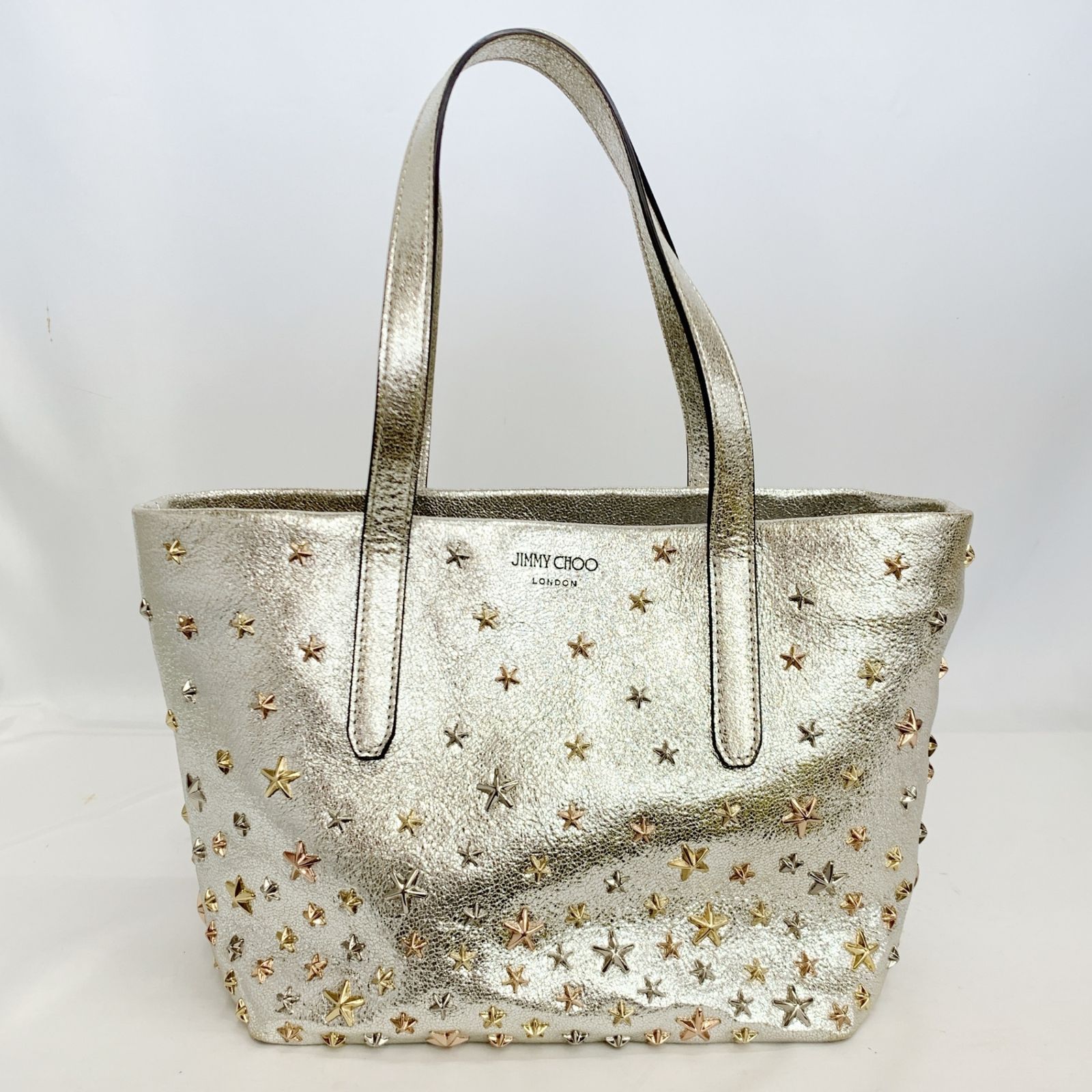 JIMMY CHOO ジミーチュウ SOFIA ソフィア ハンドバッグ GLM9J5 スター