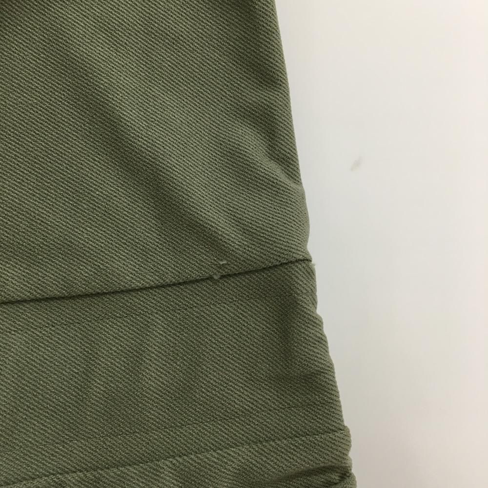 美品】ルコックゴルフ ノースリーブワンピース カーキ ハーフジップ