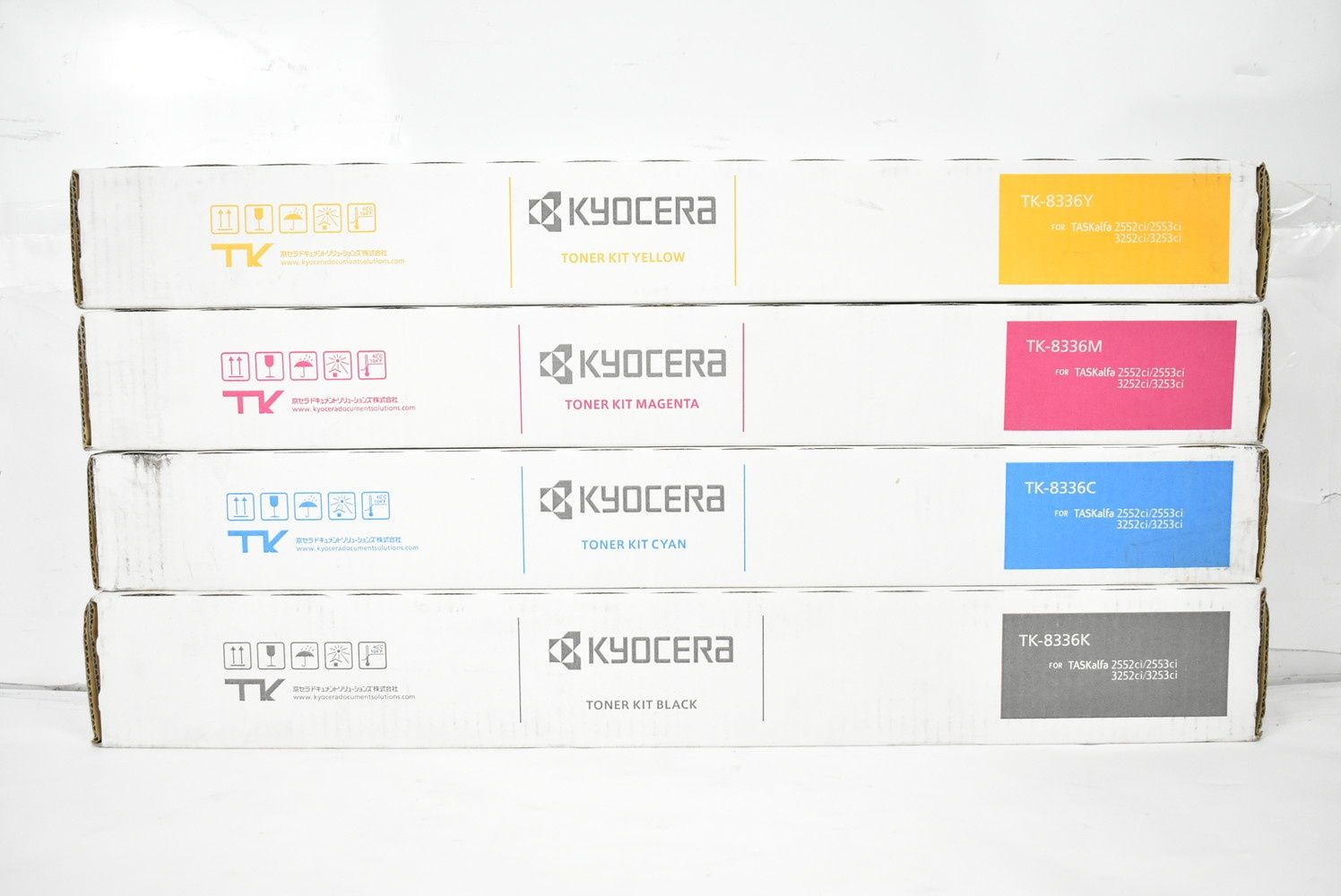 未使用 京セラ 純正 トナー TK-8336 4色（シアン・マゼンタ・イエロー・ブラック） KYOCERA IT5U0QZ480Y8 -D-Y12-byebye
