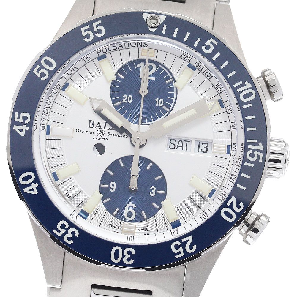 ボールウォッチ BALLWATCH DC3030C-S1J-WH ロードマスター レスキュー デイデイト クロノグラフ 自動巻き メンズ 箱・保証書付き_967932 ボールウォッチ BALLWATCH DC3030C-S1J-WH ロードマスター レスキュー