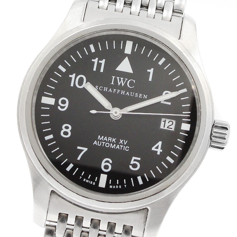 IWC IWC SCHAFFHAUSEN IW325302 パイロットウォッチ マークXV デイト 自動巻き メンズ OH済み_967216