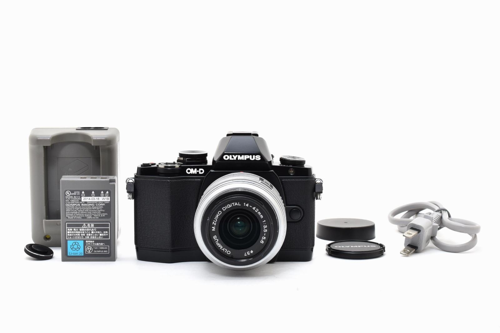 返品保証】☆良品☆オリンパス OLYMPUS OM-D E-M10 レンズキット 14