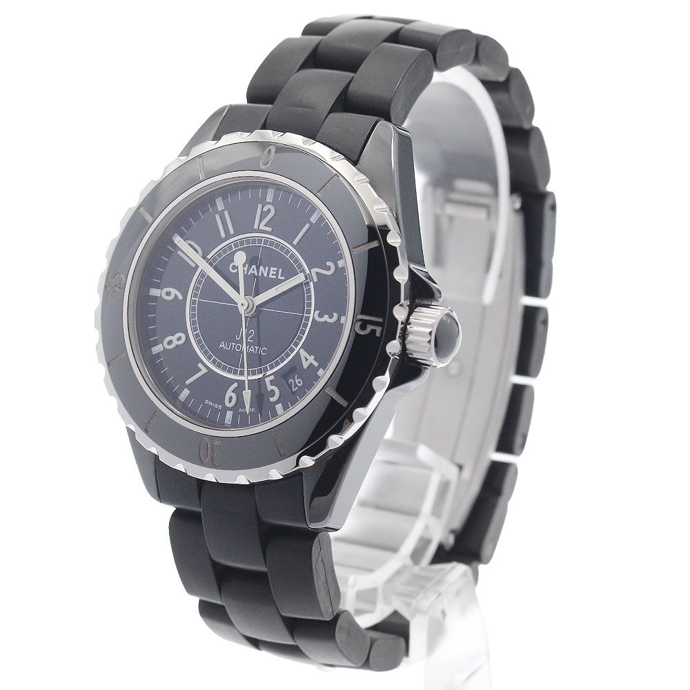 シャネル CHANEL H0684 J12 黒セラミック 38mm 自動巻き メンズ 美品