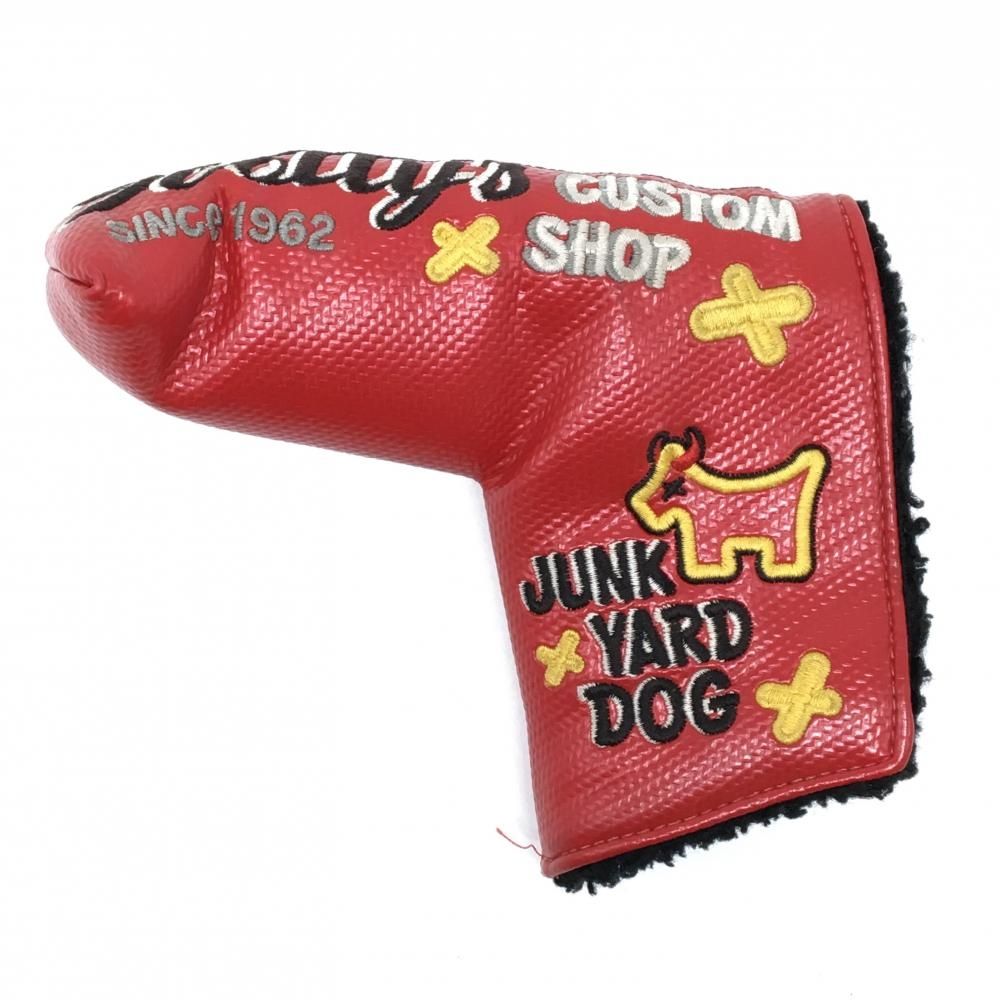 スコッティキャメロン パターカバー レッド×イエロー JUNK YARD DOG