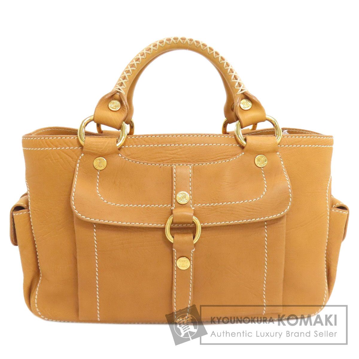 CELINE セリーヌ ブギーバッグ ハンドバッグ レザー レディース [中古