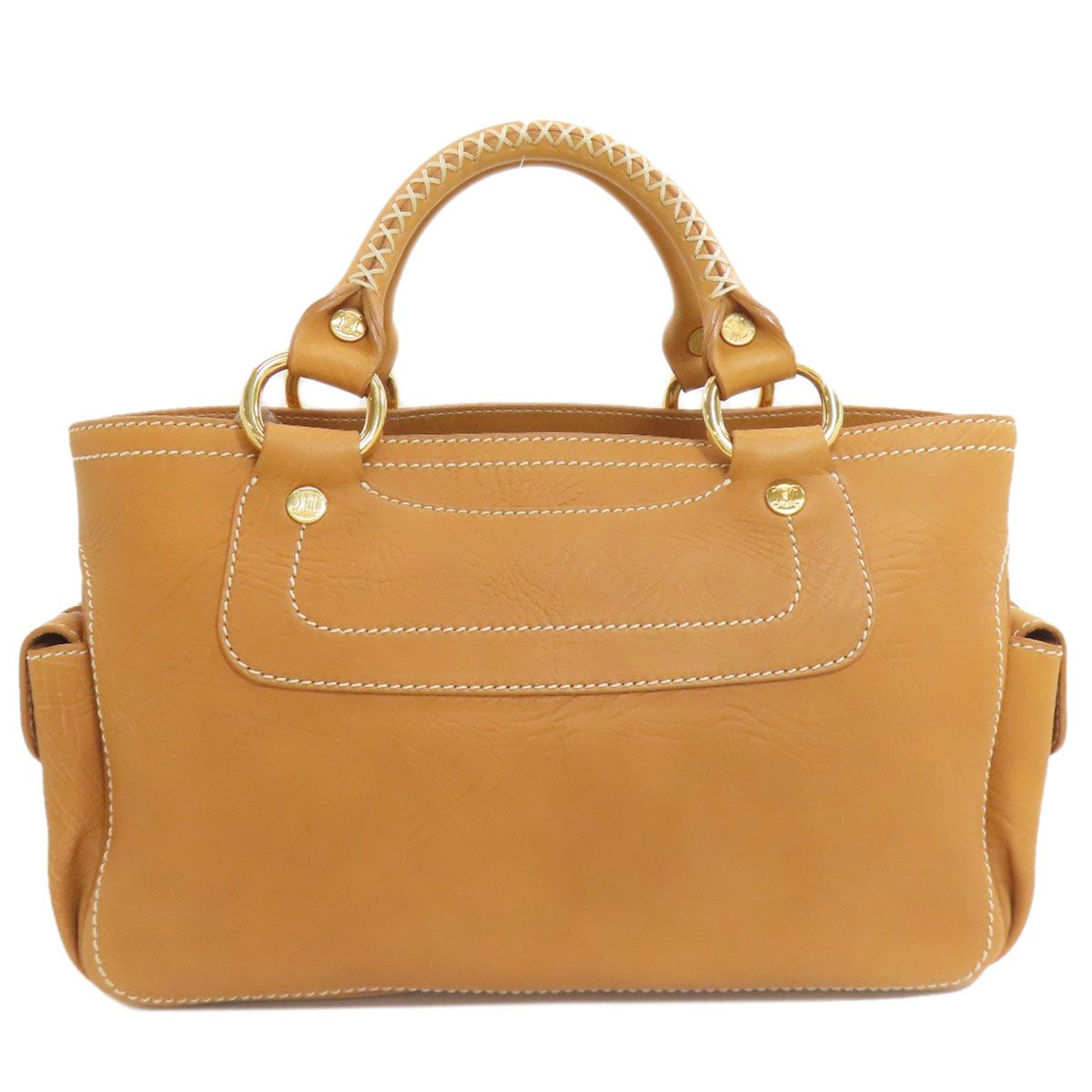 CELINE セリーヌ ブギーバッグ ハンドバッグ レザー レディース [中古