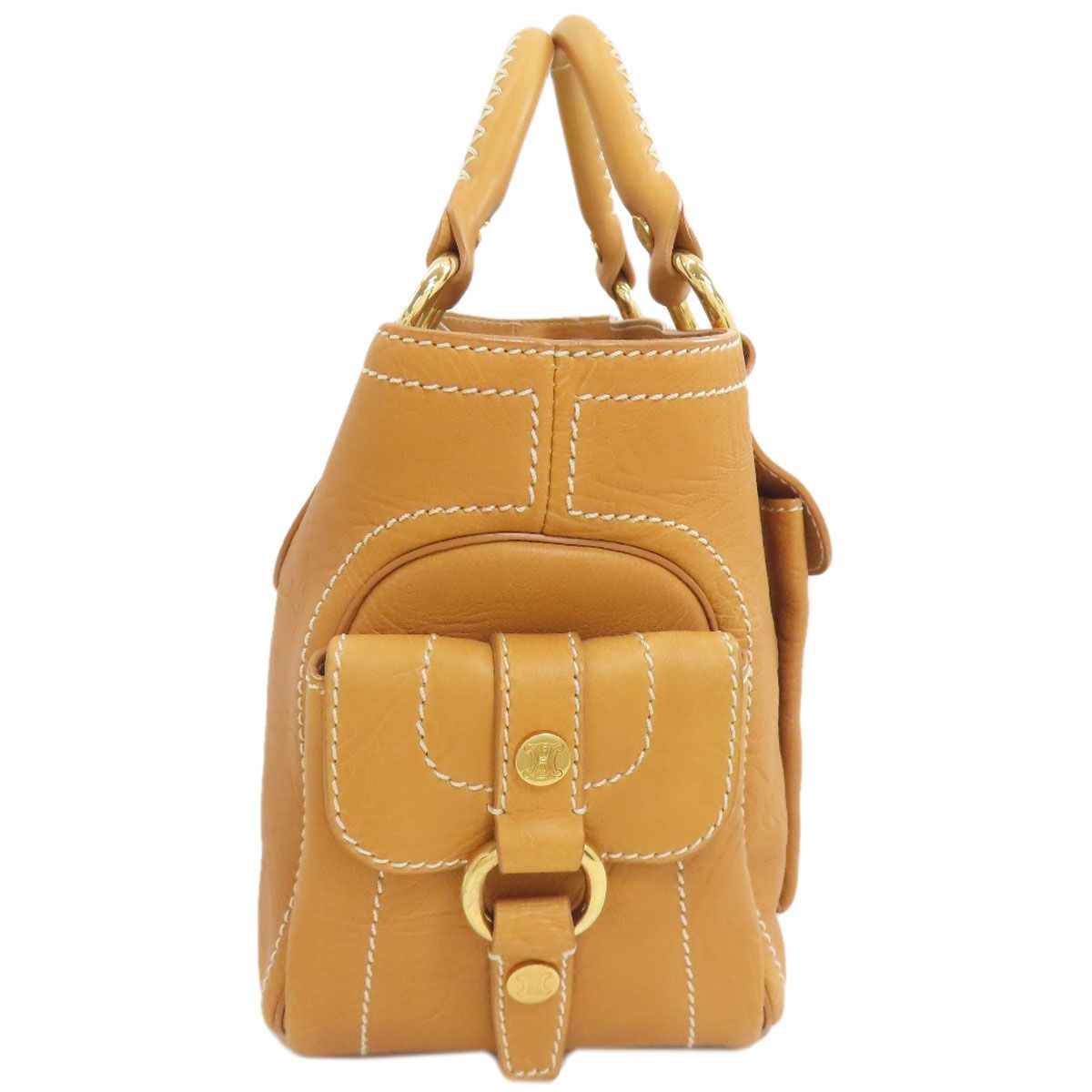 CELINE セリーヌ ブギーバッグ ハンドバッグ レザー レディース [中古