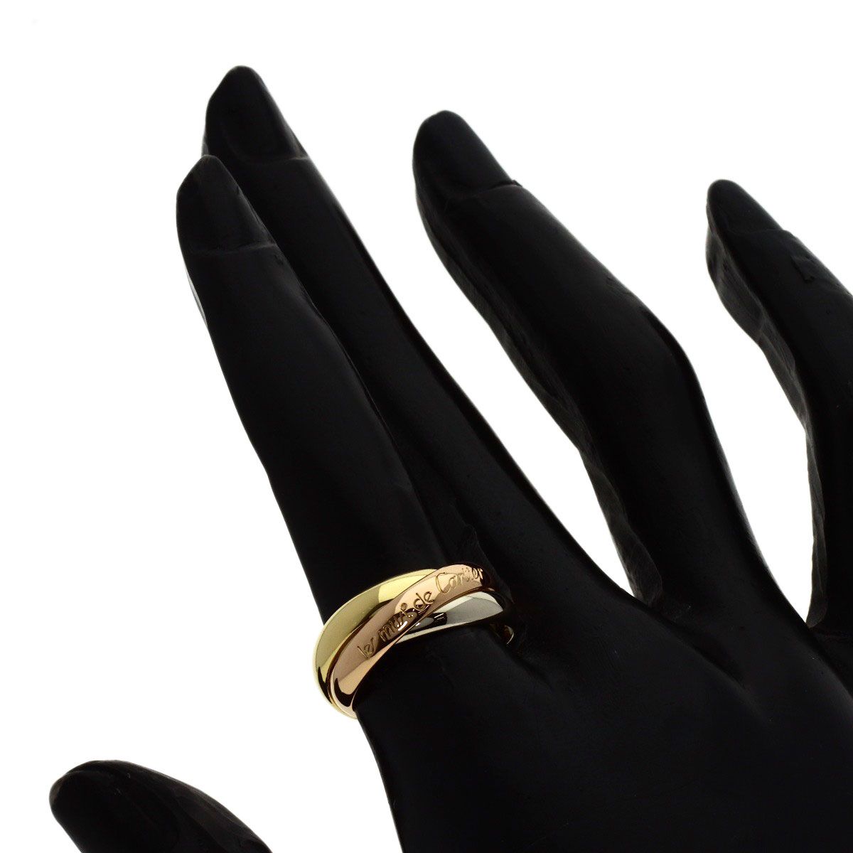 CARTIER カルティエ トリニティ #50 リング・指輪 K18YG K18WG K18PG