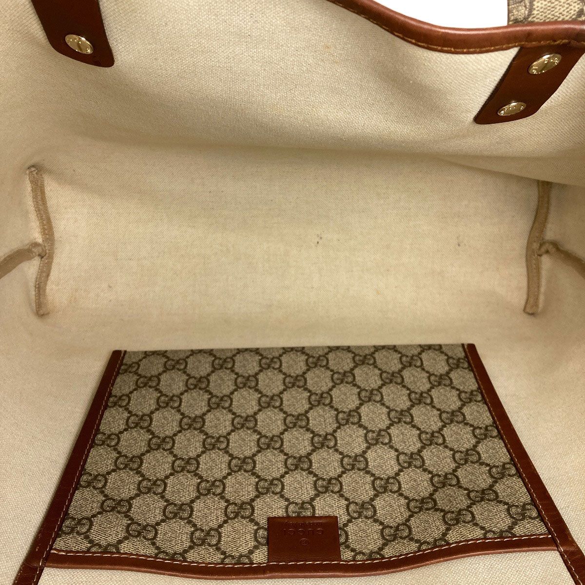 GUCCI グッチ 211134 GGスプリーム トートバッグ PVC レディース [中古