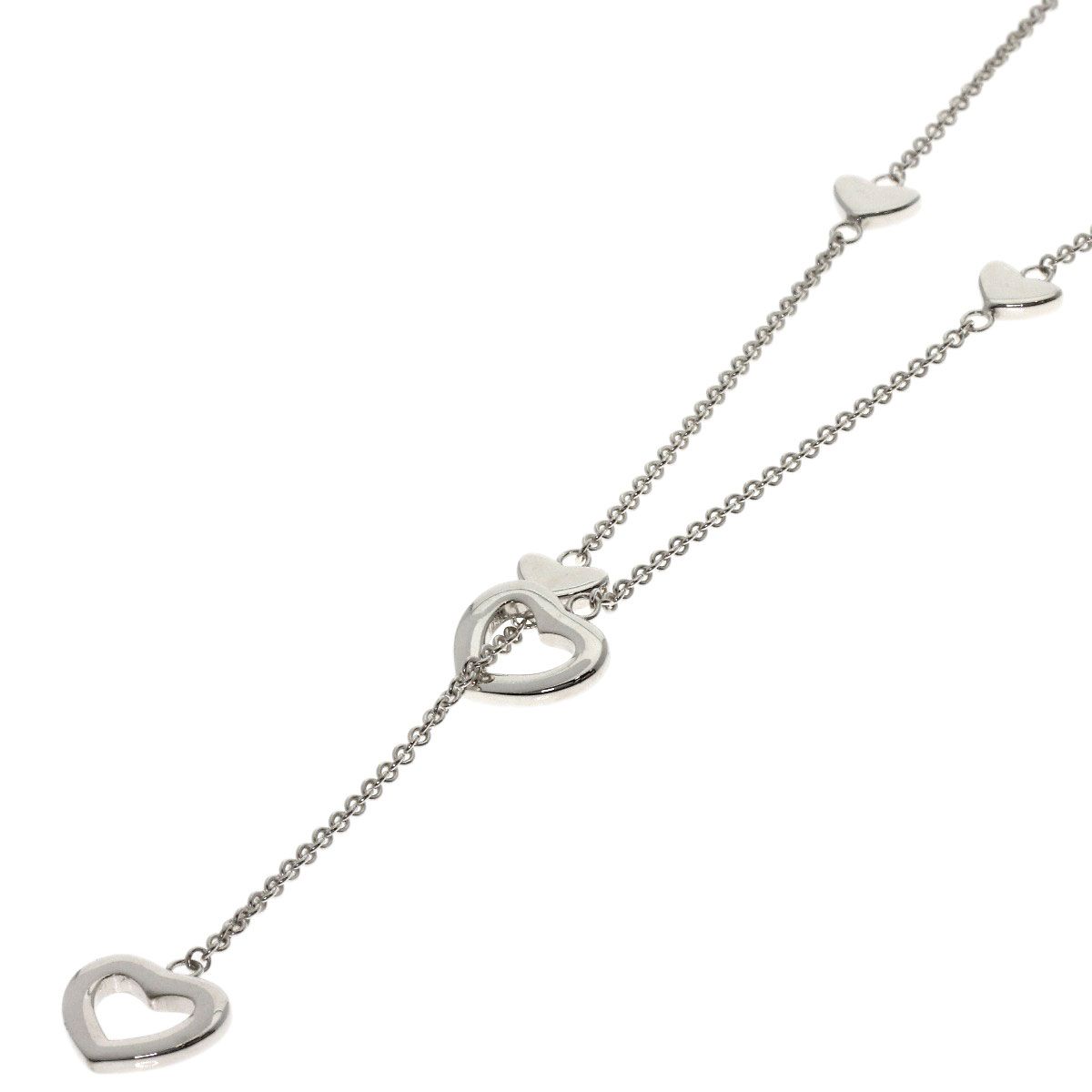 TIFFANY&Co. ティファニー ハート リンク ラリアット ネックレス SV 