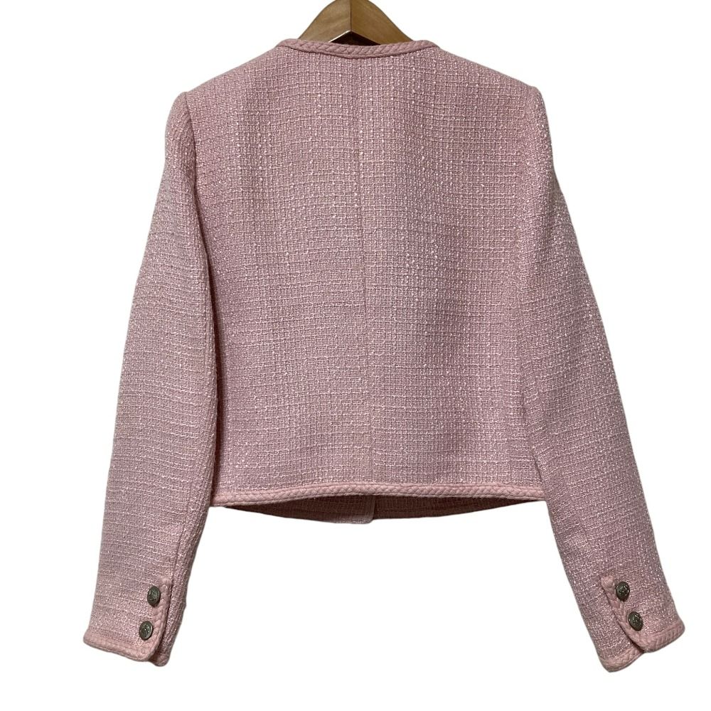 美品 23AW Apuweiser-riche アプワイザーリッシェ ノーカラーツイード