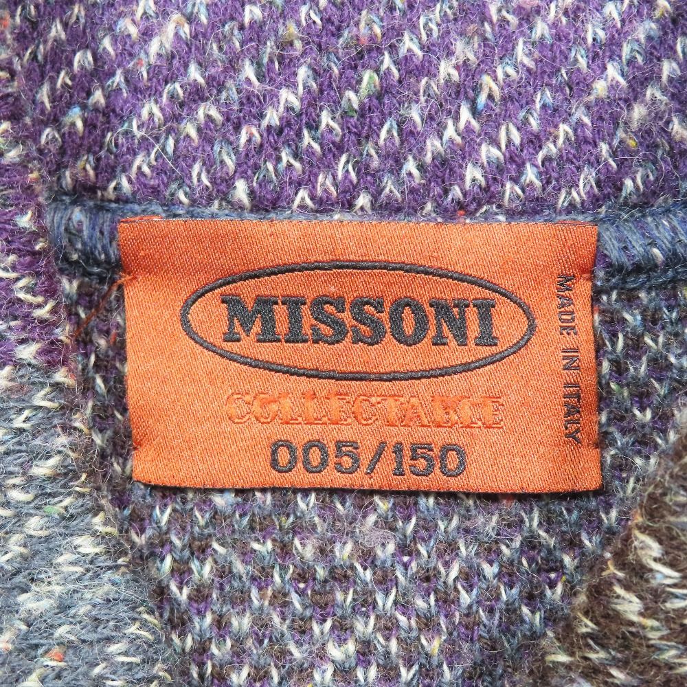 美品 MISSONI ミッソーニ 限定150着 オレンジタグ パッチワーク ステン