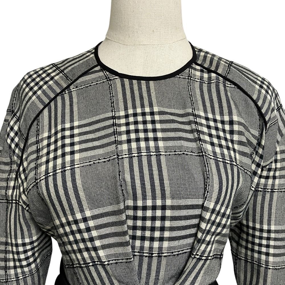 良品 CLANE クラネ LOOP LINE CHECK WIDE RIBBON ONE PIECE ワンピース