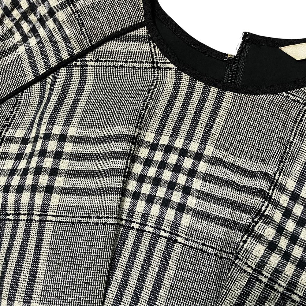 良品 CLANE クラネ LOOP LINE CHECK WIDE RIBBON ONE PIECE ワンピース