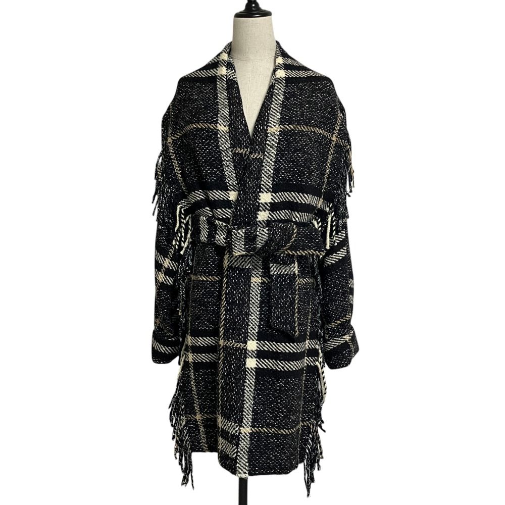 美品 BURBERRY LONDON バーバリーロンドン ビッグノバチェック ウール