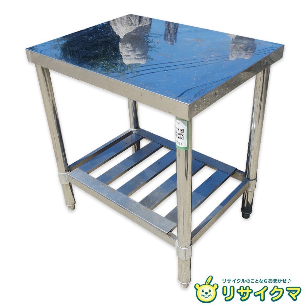 【中古】M▽業務用 厨房 作業台 棚 ステンレス コンロ台 (Fe1828) 中古】M▽業務用 厨房 作業台 棚 ステンレス コンロ用 コンロ台 幅600