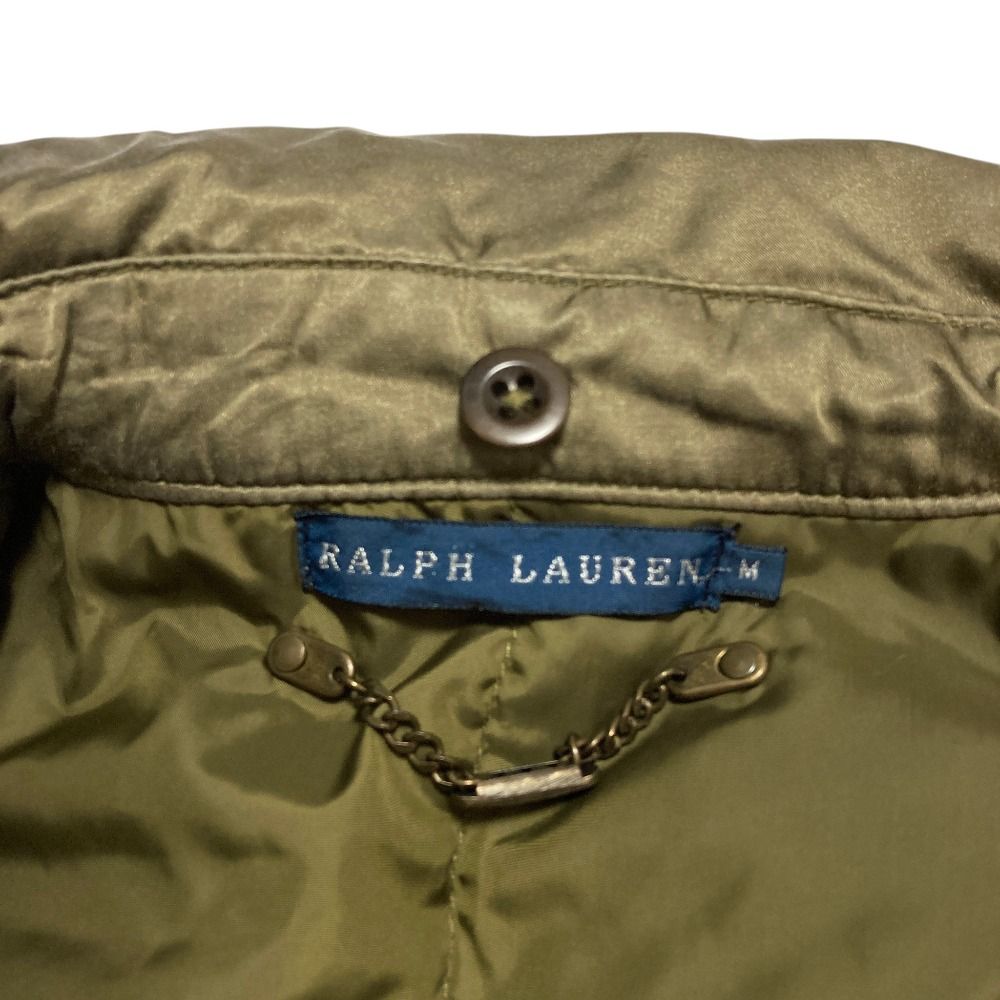 良品 RALPH LAUREN ラルフローレン コットンシルク ラムファー ダウン