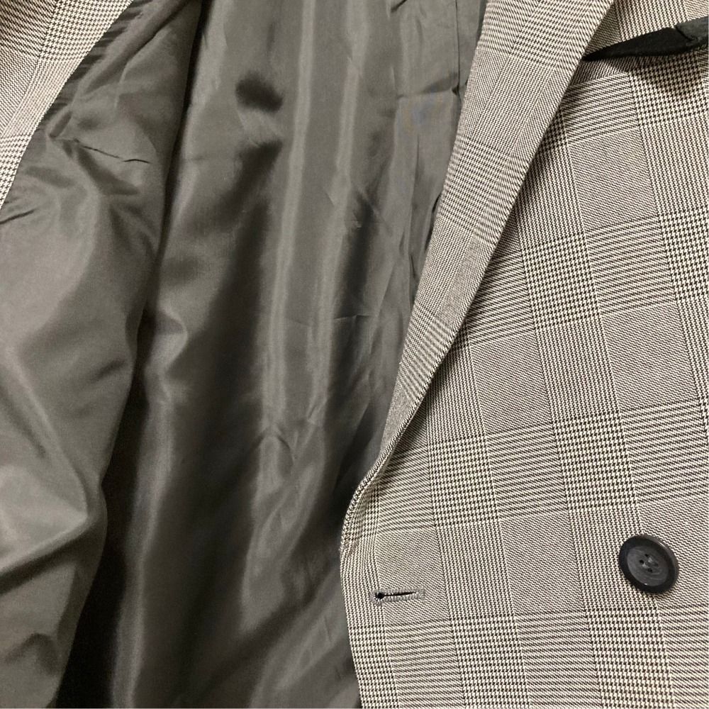 美品 24AW CADUNE カデュネ グレンチェック ダブルテーラード