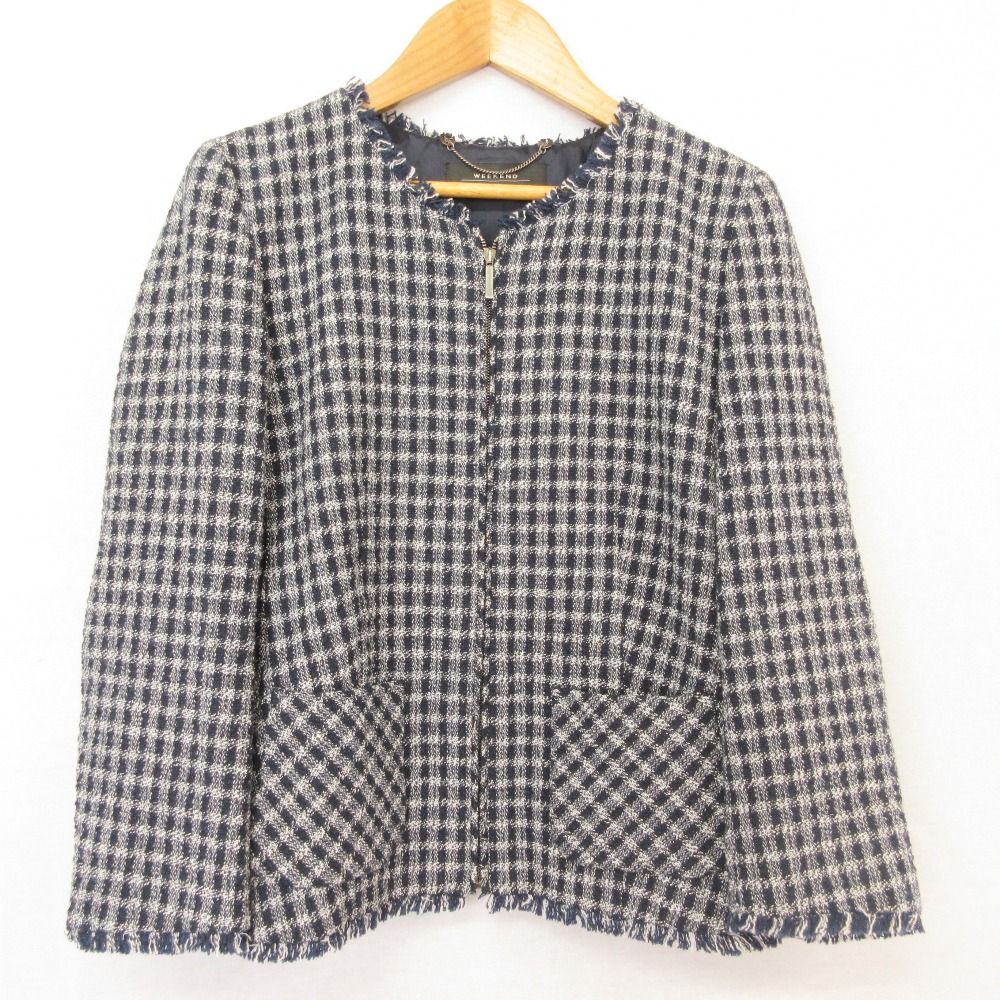 美品 WEEKEND Max Mara ウィークエンドマックスマーラ ジップ ノー
