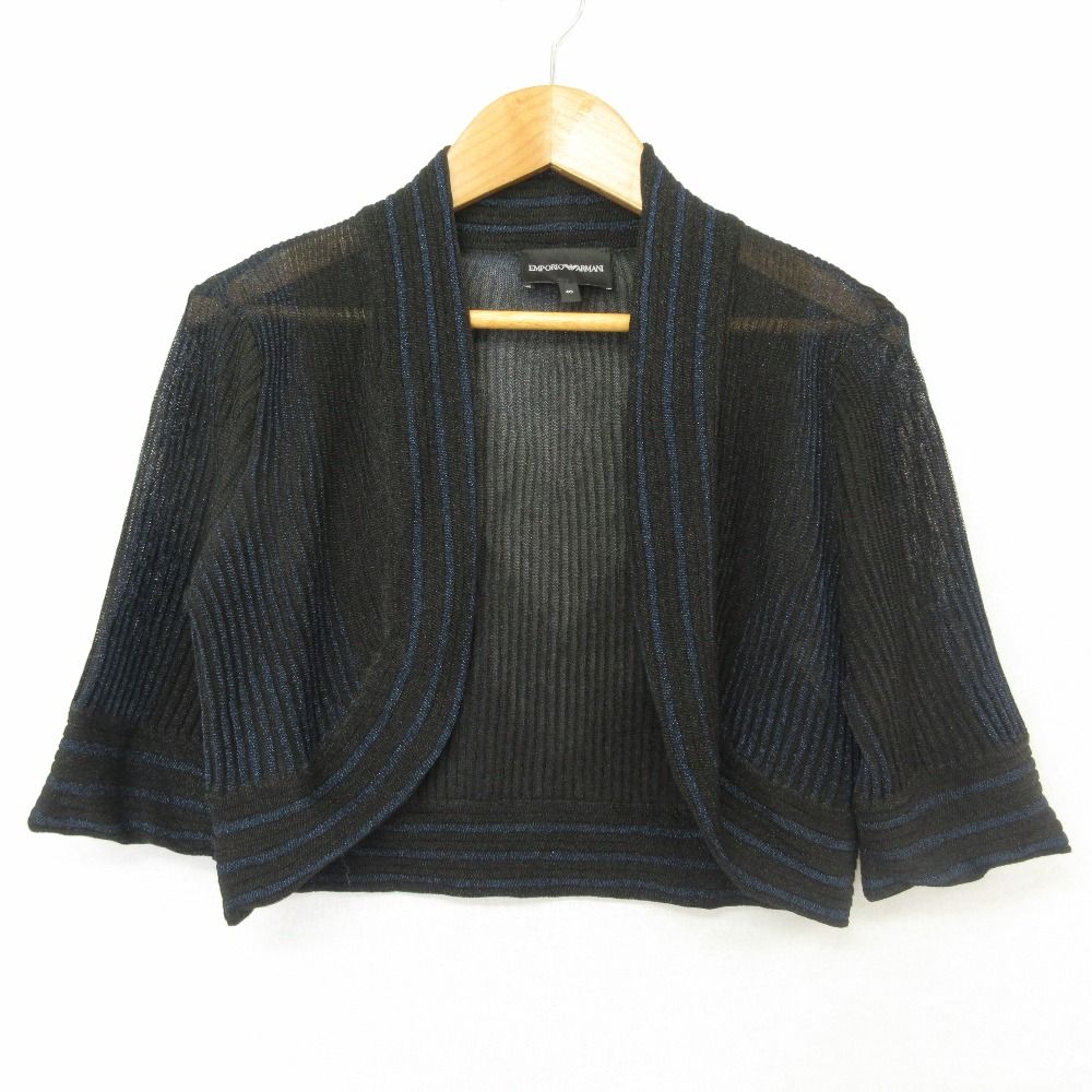 美品 EMPORIO ARMANI エンポリオアルマーニ リブニット ショート